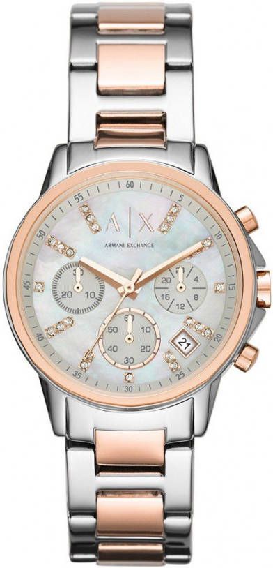Armani Exchange Horloges Lady Banks Zilverkleurig