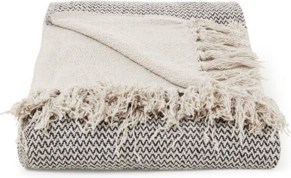 Bloomingville Matt Throw plaid in gerecyclede katoenblend 160 x 130 cm