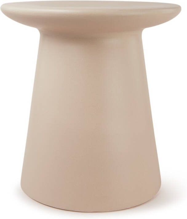 HKliving Earthenware Bijzettafel M Cream
