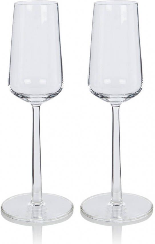 Iittala Essence Champagneglas 210 ml Set van 2 Helder