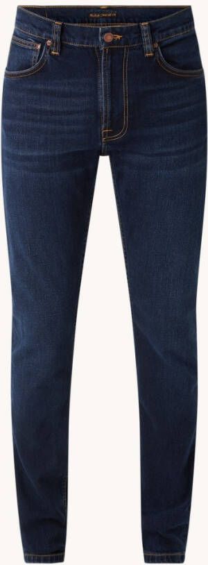 Nudie Jeans Lean Dean slim fit jeans met donkere wassing