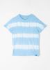 Scotch & Soda Blauwe T shirt Relaxed Fit Short Sleeved Tie dye online kopen