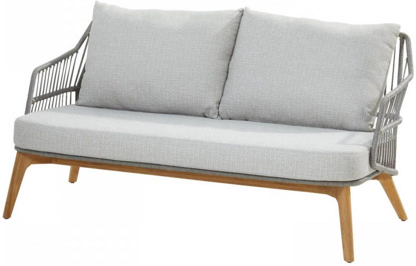 4 Seasons Outdoor Loungebank Sempre Teak Silver Grey 2, 5 Zits