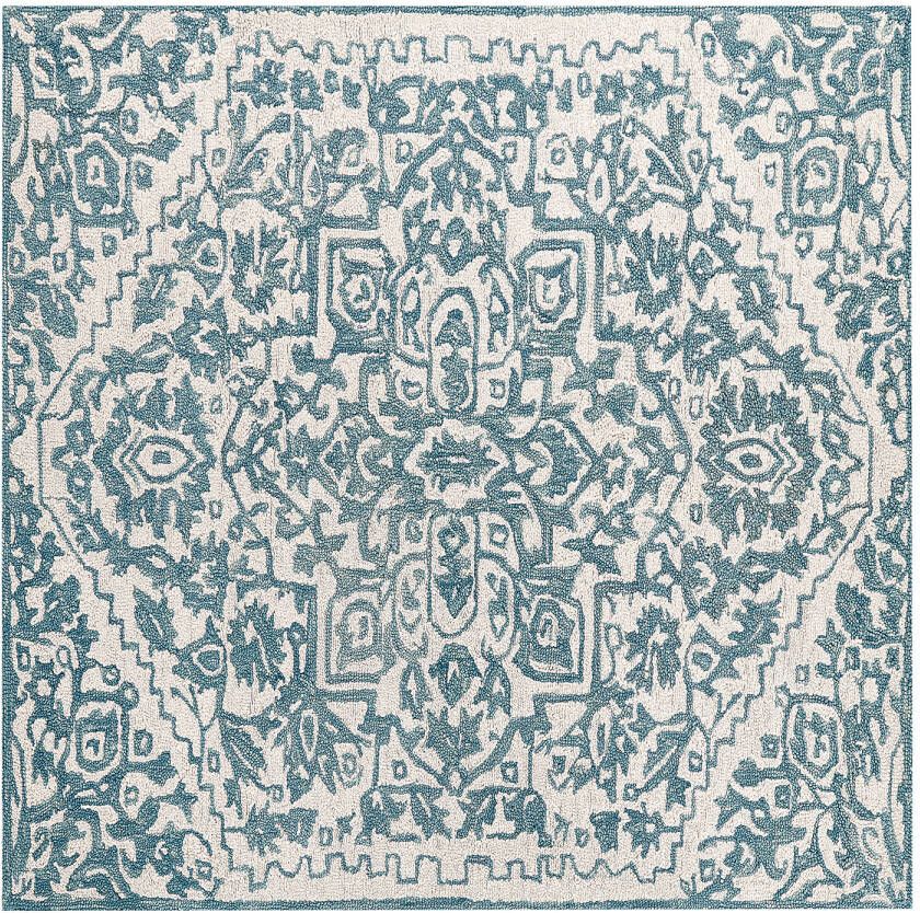 Beliani Ahmetli Laagpolig wit wol