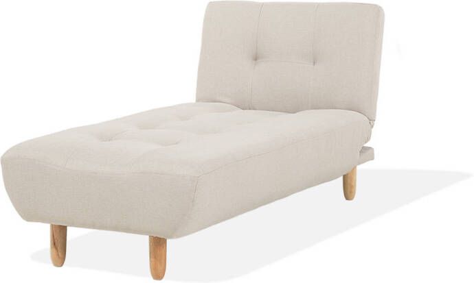 Beliani Alsten Chaise Longue Polyester 75 X 163 Cm