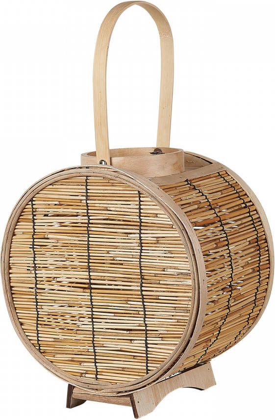 Beliani Bistal Lantaarn natuurlijk rotan