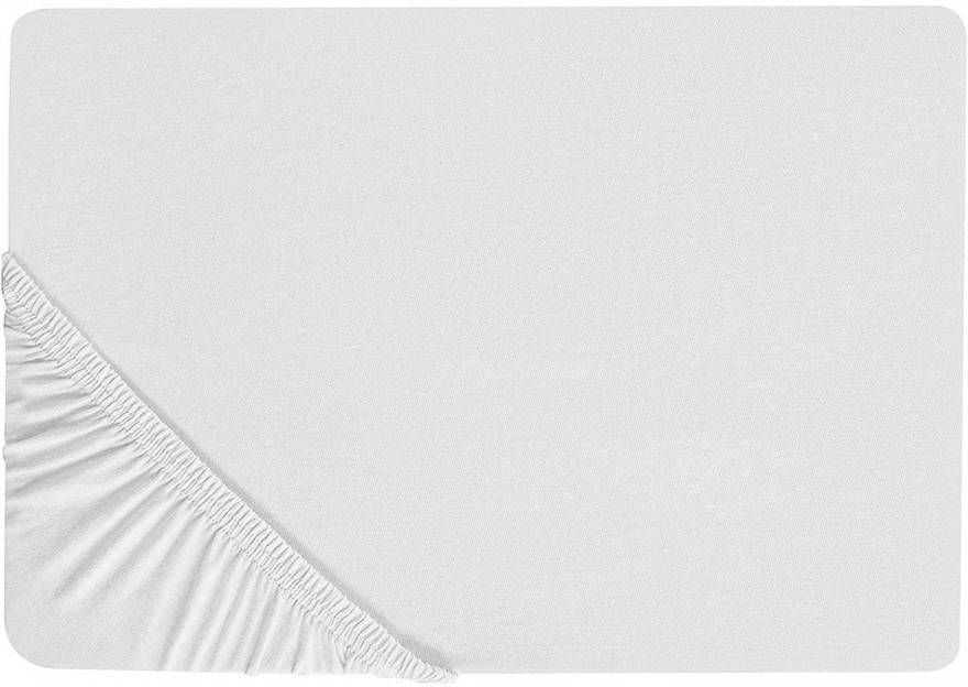 Beliani Hofuf Laken wit katoen