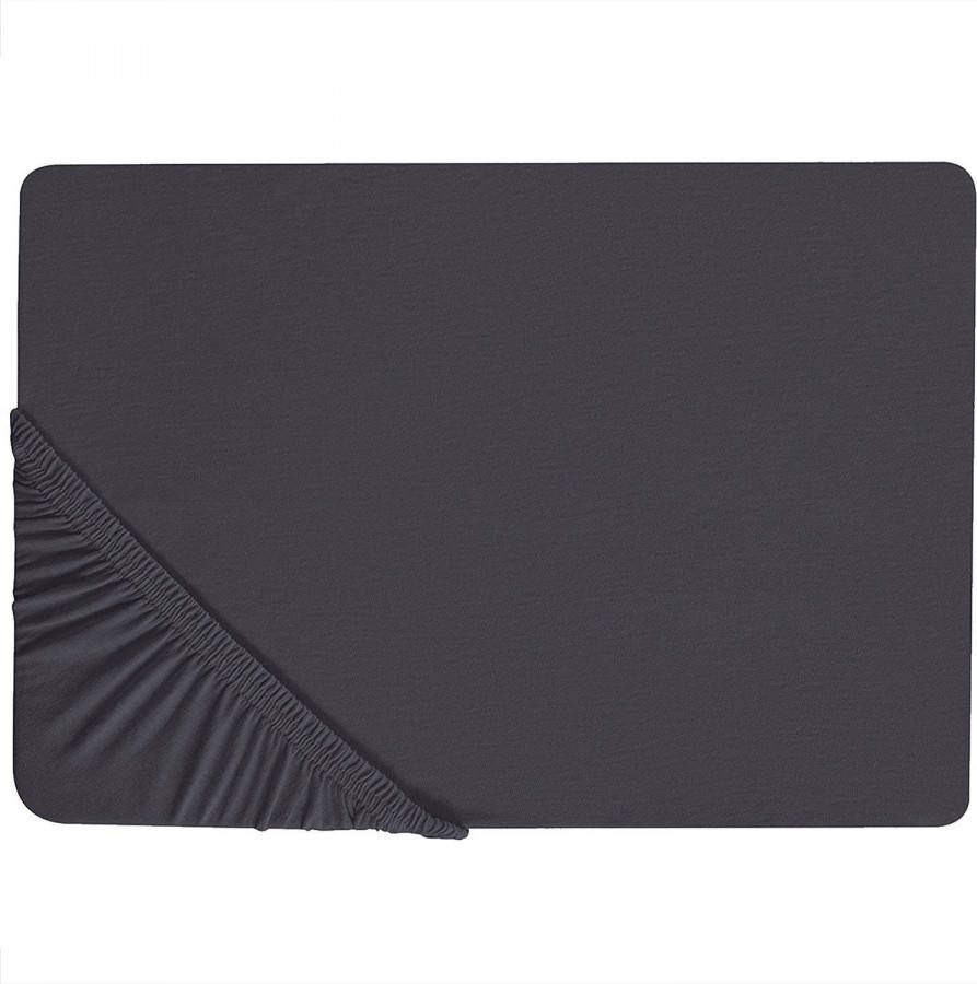 Beliani Hofuf Laken zwart katoen