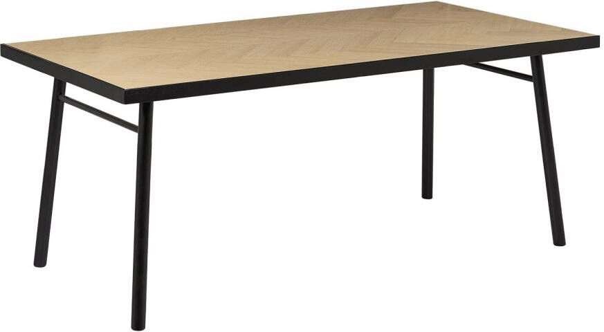 Beliani Ivorie Eettafel lichte Houtkleur mdf