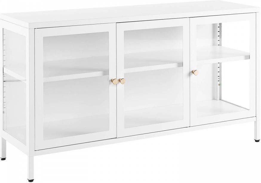 Beliani NEWPORT Sideboard met 3 deuren wit