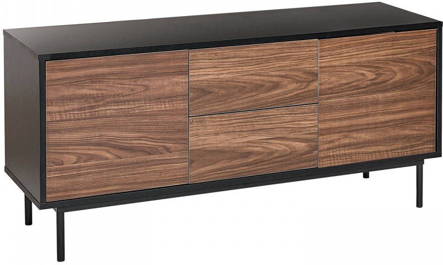 Beliani Okland Sideboard zwart vezelplaat