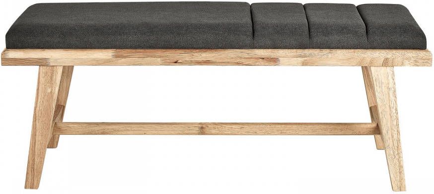 Beliani Phola Hocker grijs polyester