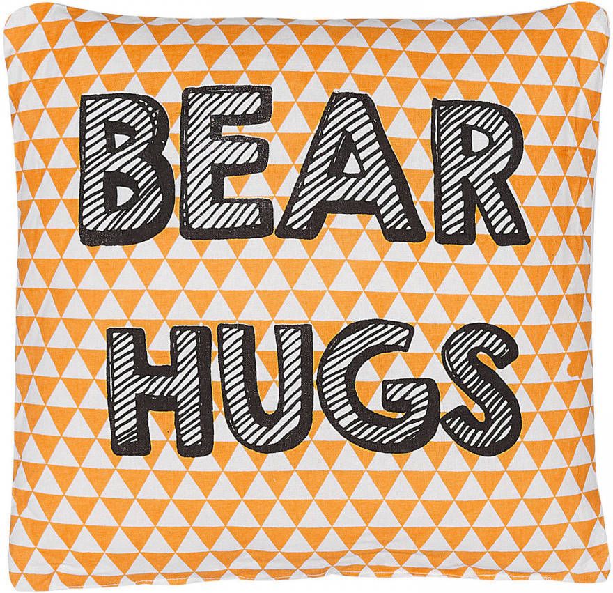 Beliani Radzkot Sierkussen oranje katoen