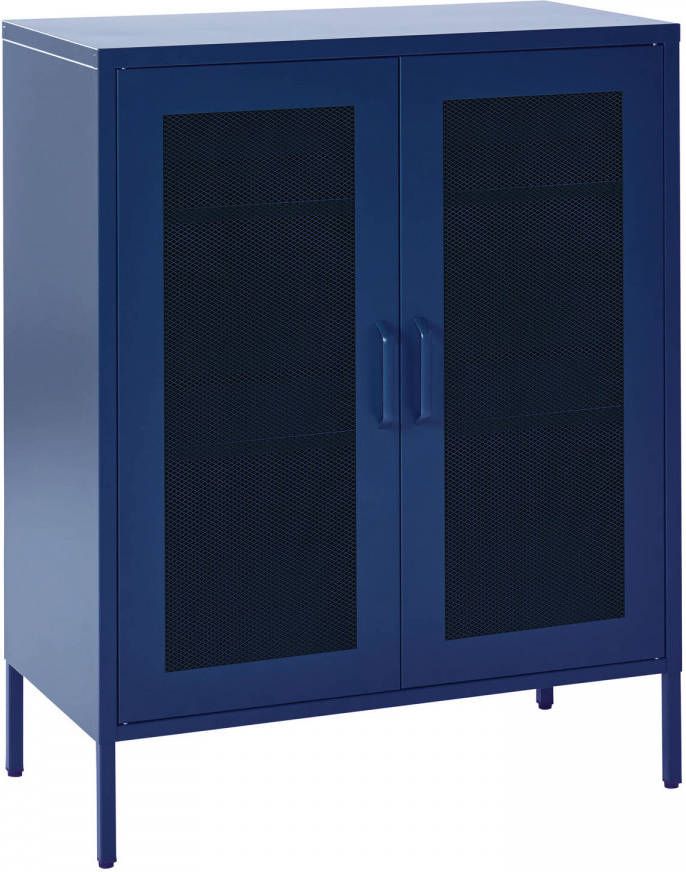 Beliani WAKATIPU Sideboard met 2 deuren blauw