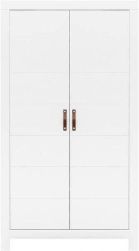 Bopita Kledingkast 'Lucca' 2 deurs, kleur wit