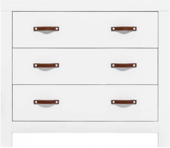 Bopita Lucca Commode Met 3 Laden Wit