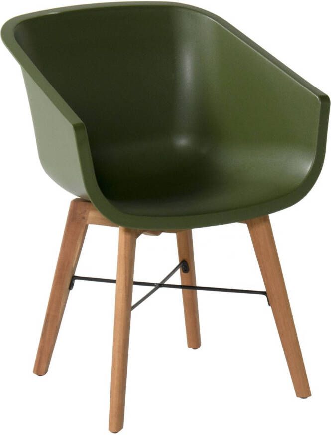 Hartman Amalia Woodleg Tuinstoel Set Van 2 Moss Green