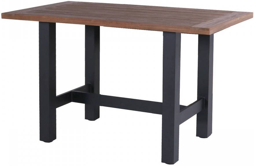 Hartman Yasmani Bartafel 180x100x110 Vintage Bruin Teakhout Donkergrijs H frame