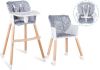 Overmania Lionelo Koen 2 In 1 Eetstoel En Kinderstoel Scandinavisch Design Geel grijs online kopen