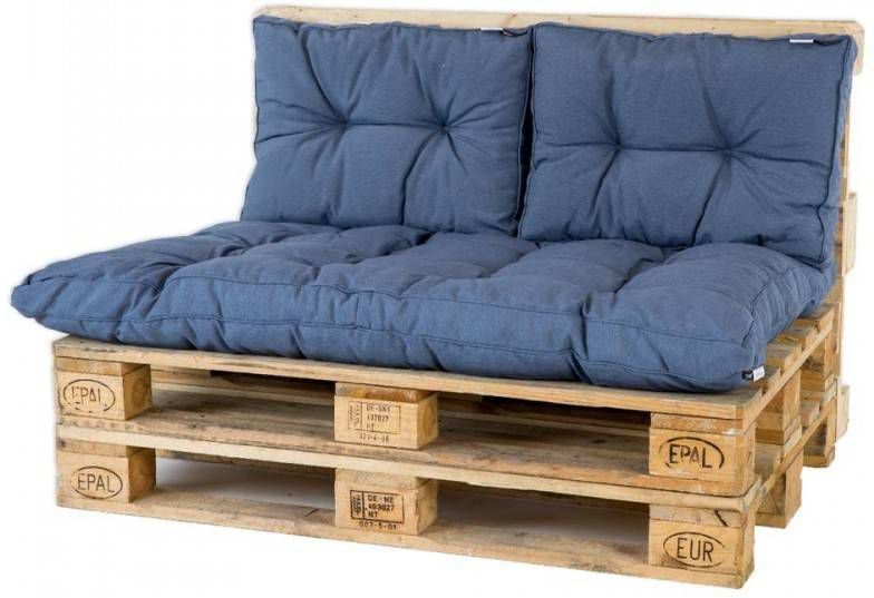 Madison kussens Loungekussen Pallet 120x80cm florance  Panama safier blue