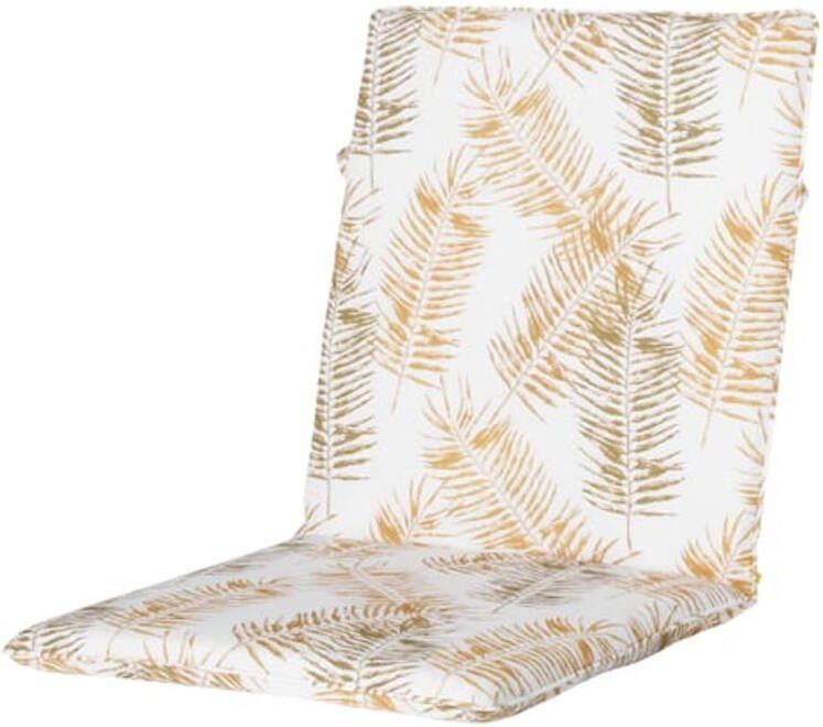 Madison Tuinkussen Stapelstoel 97 X 49 Cm Katoen/polyester Wit/geel