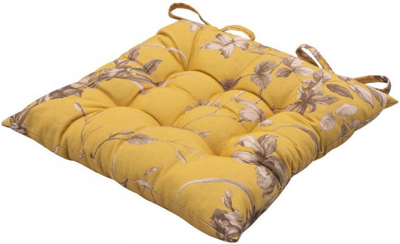 Madison Zitkussen Rose Yellow 46x46 Geel
