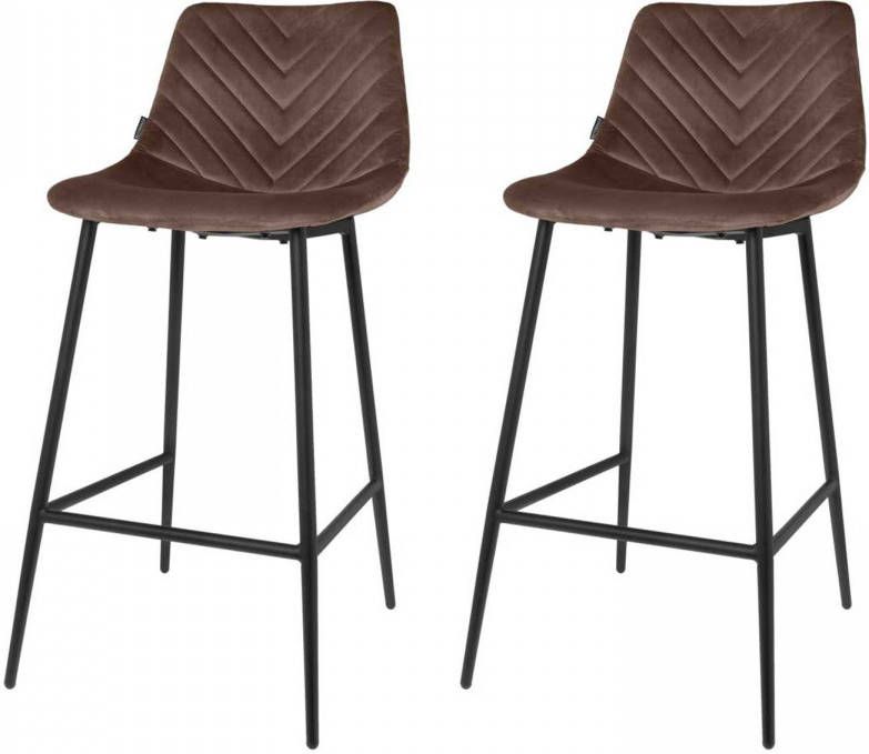 Riverdale Barstoel Set Van 2 Lynn Taupe