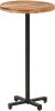 VIDAXL Bartafel rond &#xD8, 60x110 cm massief acaciahout online kopen