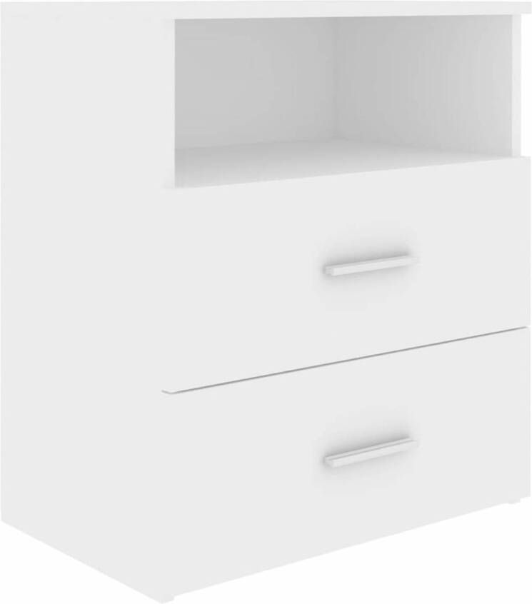 vidaXL Nachtkastje 50x32x60 cm wit
