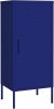 VidaXL Opbergkast 42, 5x35x101, 5 Cm Staal Marineblauw online kopen