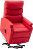 VidaXL Sta op stoel Kunstleer Rood online kopen