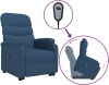 VidaXL Sta op stoel Verstelbaar Stof Blauw online kopen