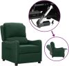 VidaXL Sta opstoel Verstelbaar Stof Donkergroen online kopen