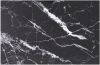 VidaXL Tafelblad 100x62 Cm 8 Mm Gehard Glas Met Marmeren Design Zwart online kopen