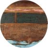 VIDAXL Tafelblad &#xD8, 70x(2, 5 2, 7)cm massief gerecycled hout online kopen