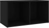 VidaXL Tv meubel 72x35x36, 5 Cm Spaanplaat Zwart online kopen