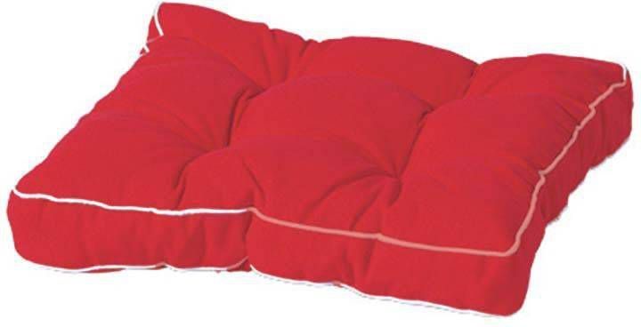 Matraskussen 47x47cm Florance   Panama red (zonder witte bies)