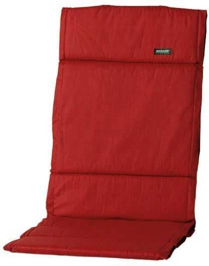 Madison Tuinkussen Fiber De Luxe Basic Grey 125x51 Rood