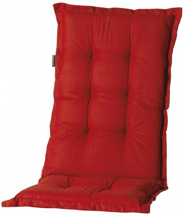 Madison Tuinstoelkussen Basic 123 X 50 X 7 Cm Polykatoen Rood