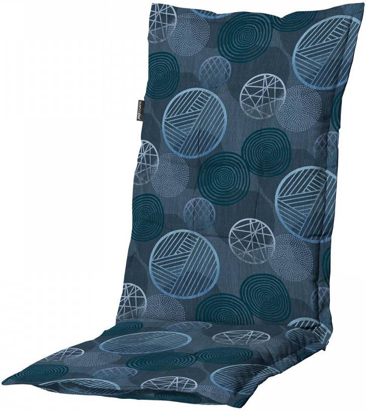 Madison Tuinkussens Hoge Rug Circle Blue 123x50 Blauw