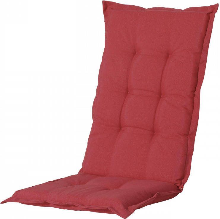 Madison Tuinkussens Hoge Rug Panama Brick Red 123x50 Rood