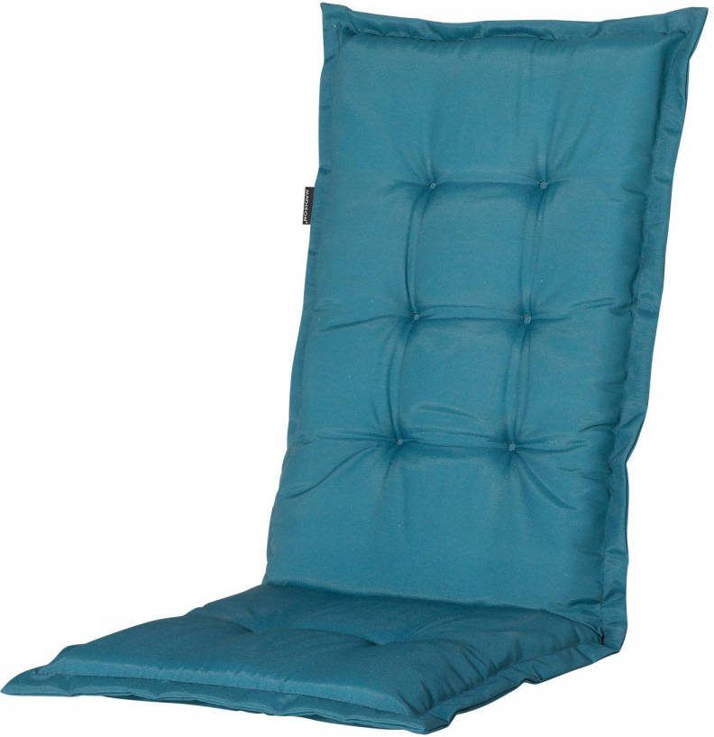 Madison Tuinkussens Hoge Rug Panama Sea Blue 123x50 Blauw
