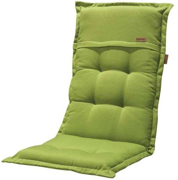 Madison tuinkussen lage rug Rib 105x50 cm lime groen