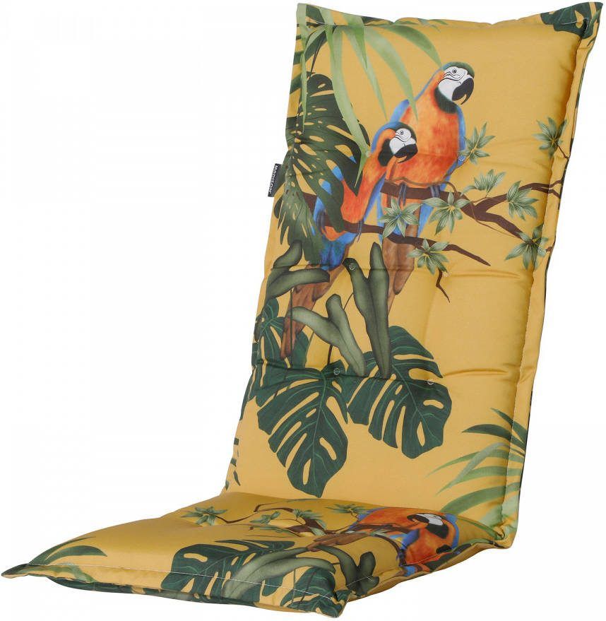 Madison Tuinkussen Lage Rug Riff Yellow 105x50 Geel