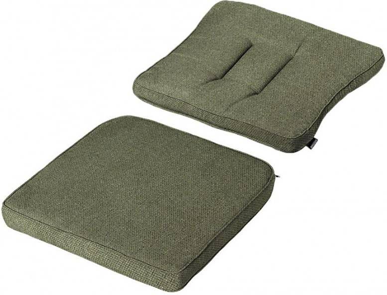 Madison kussens Wicker dining set  Manchester green(waterafstotend )