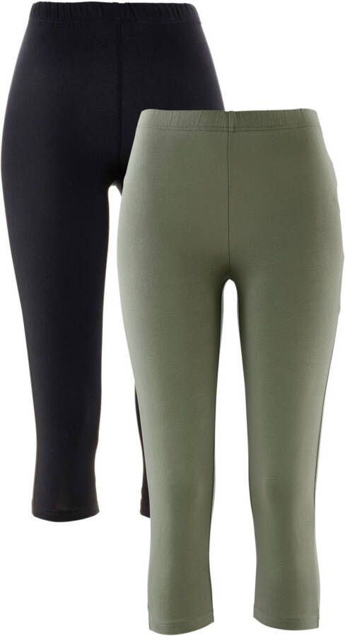 bonprix Stretch capri legging(set van 2 )