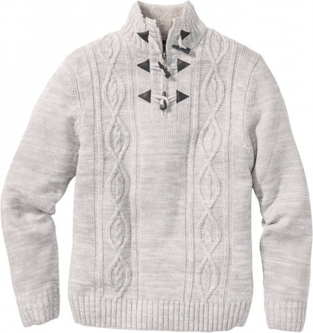 bonprix Trui met kabelpatroon