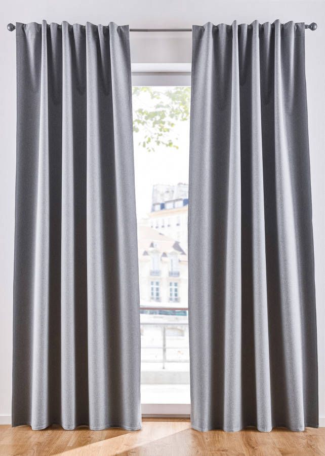 bonprix Verduisterend gordijn met gemêleerde structuur(1 stuk )