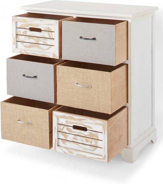 bpc living bonprix collection Kast, wit/naturel, paulownia (Elongata)