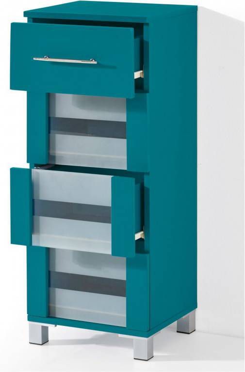 bpc living bonprix collection Kast Ted (4 lades), petrol, spaanplaat